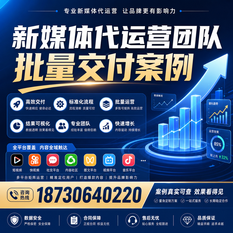 许昌代运营公司多客户账号批量高效交付案例