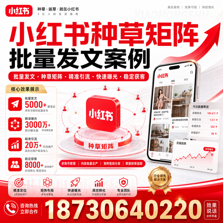 许昌小红书种草矩阵批量发文案例